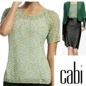 CAbi Mint pebble blouse style #602 Sz S